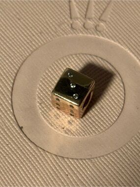 Pandora Rose Gold Sparkling Dice Charm